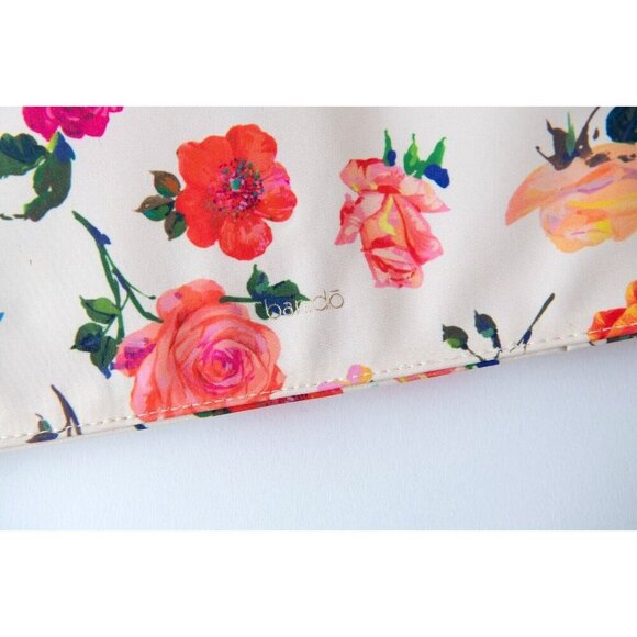 Ban.do Laptop Computer Bag Sleeve Button Flowers Padded 11.5" X 16" Unique Fun - Picture 5 of 7